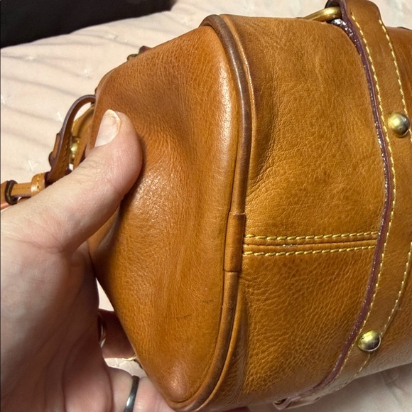 Dooney and Burke Large Satchel Handbag 👜 w/ Crossbody Strap EUC - Picture 7 of 17